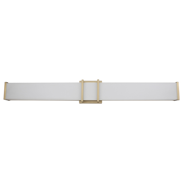 Eglo One Light Led Vanity Light W/ Brushed Gold Finish And Acrylic Shade 204129A